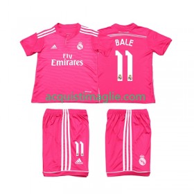 Divisa di Calcio Real Madrid Bale 11 2014 2015 Retro Bambino Trasferta
